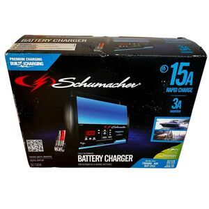 Schumacher Multi-Stage Battery Charger, 6/12 Volt, 2/15 Amps, Model# SC1359